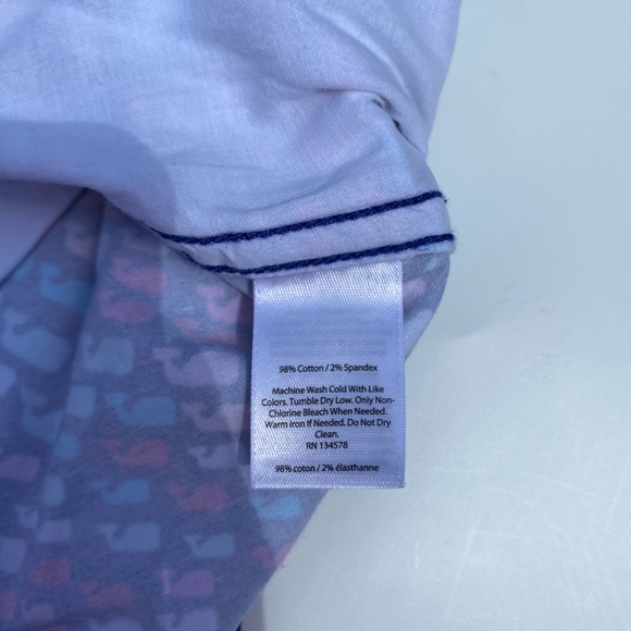 Vineyard Vines Logo Whale Print  Chino Shorts - Picture 6 of 6
